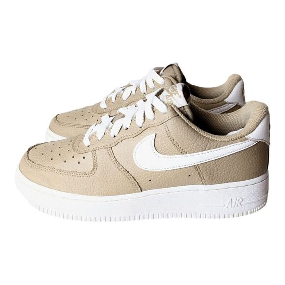 NIKE Air Force 1 Low '07 "Khaki White' Sneakers Size 6.5 - Picture 2 of 9